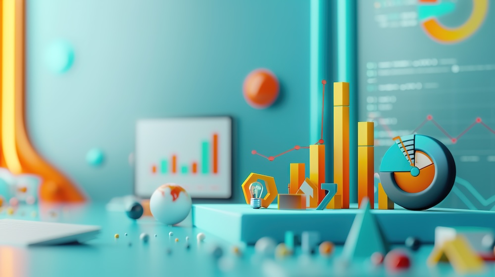 A mixture of infographics